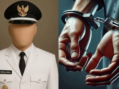 Kades Cianting Utara Akhirnya Diamankan Polisi. (Gambar ilustrasi/HaloPWK)