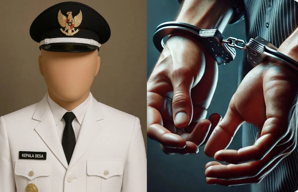 Kades Cianting Utara Akhirnya Diamankan Polisi. (Gambar ilustrasi/HaloPWK)