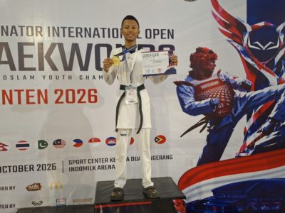 Fauzi Maulana Nur Syekha, siswa SMAN 2 Purwakarta, berhasil meraih medali emas dalam ajang Pugnator International. (HaloPWK)