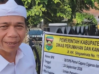 Om Zein kembali menjadi sorotan setelah menegur pemasangan papan informasi proyek pemerintah yang dinilainya kurang tepat. (HaloPWK)