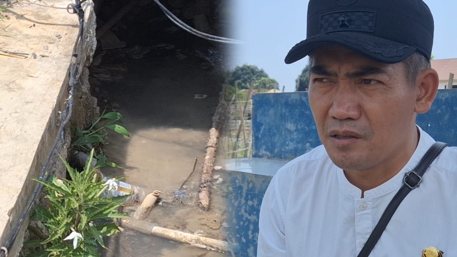 Limbah SPPG disebut mengalir ke saluran air yang dimanfaatkan untuk mengairi persawahan, bahkan aromanya dikeluhkan tercium hingga sekitar sekolah. (HaloPWK)