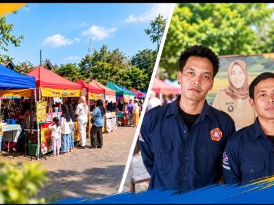 Wisata kuliner pagi di Alun-alun Kecamatan Bungursari, Kabupaten Purwakarta, Jawa Barat. (HaloPWK)