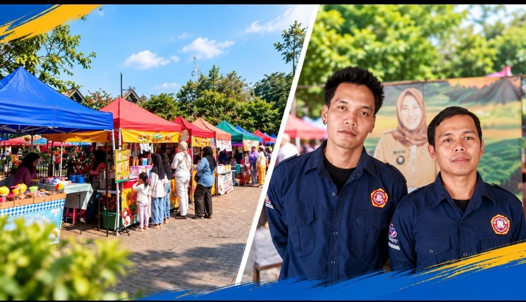 Wisata kuliner pagi di Alun-alun Kecamatan Bungursari, Kabupaten Purwakarta, Jawa Barat. (HaloPWK)