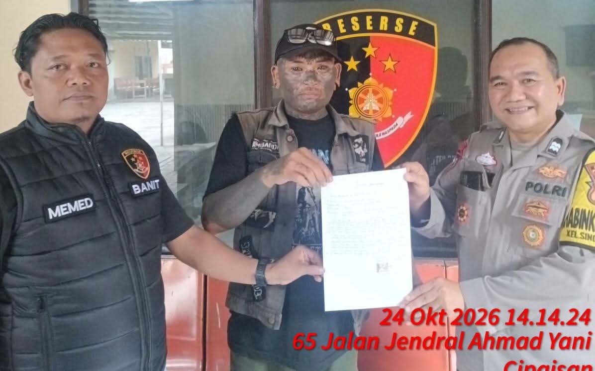 Polres Purwakarta merespons laporan masyarakat di media sosial Halo Purwakarta terkait keberadaan anak punk yang disebut meresahkan warga di sekitar Pasar Rebo. (HaloPWK)