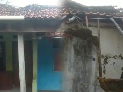 Rumah milik lansia bernama Pepen Ependi (62) di Kampung Sukasari, RT 01/RW 02, Kelurahan Tegalmunjul, Kecamatan Purwakarta. (HaloPWK)