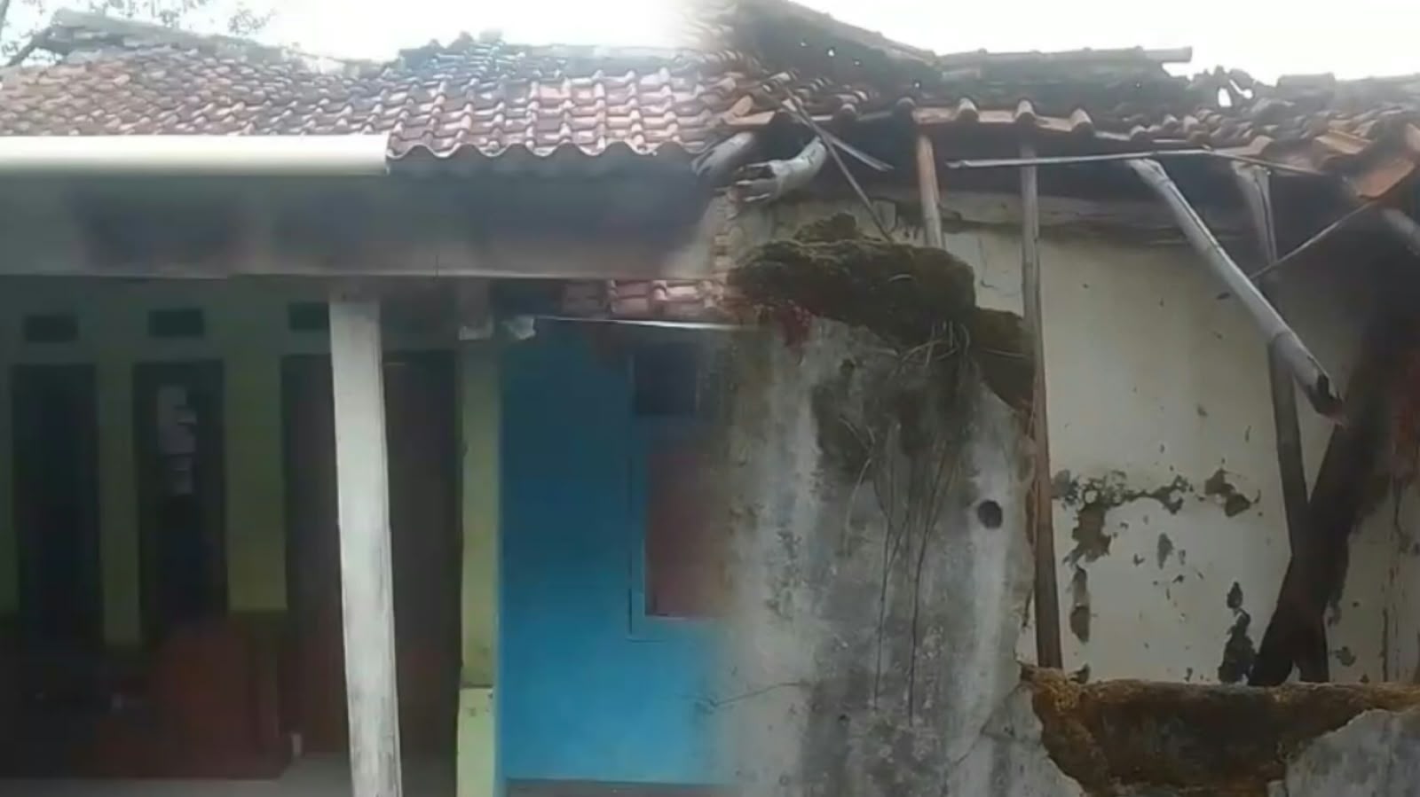 Rumah milik lansia bernama Pepen Ependi (62) di Kampung Sukasari, RT 01/RW 02, Kelurahan Tegalmunjul, Kecamatan Purwakarta. (HaloPWK)